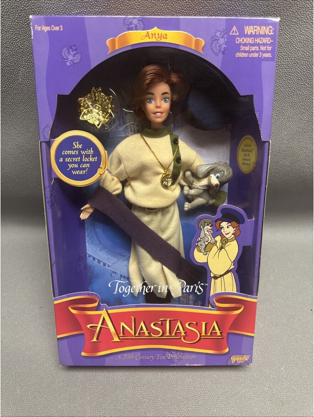 Vintage Galoob Anastasia Together in Paris Anya & Dimitri Dolls 1997 NRFB
